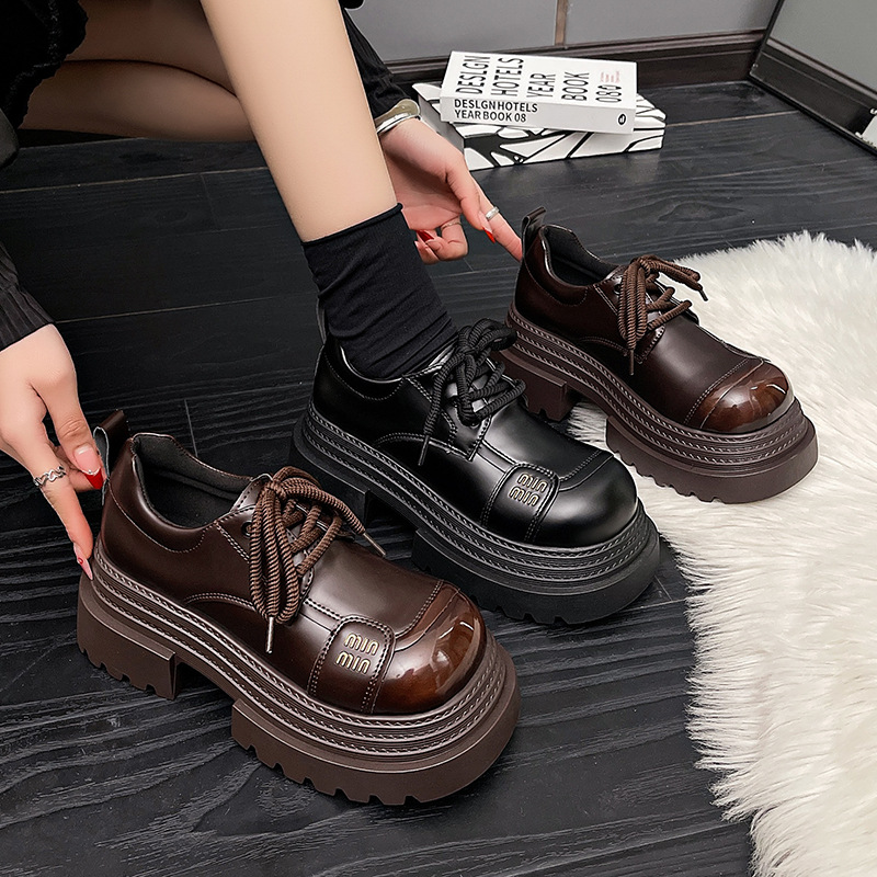Women's single shoes thick sol - Women Shoes Loafers บทวิจารณ์และราคา