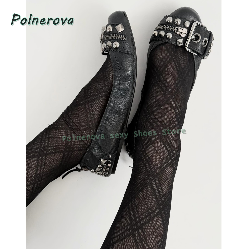 Rivet Belt Buckle Mary Jane Sh - Women'S Shoes บทวิจารณ์และราคา