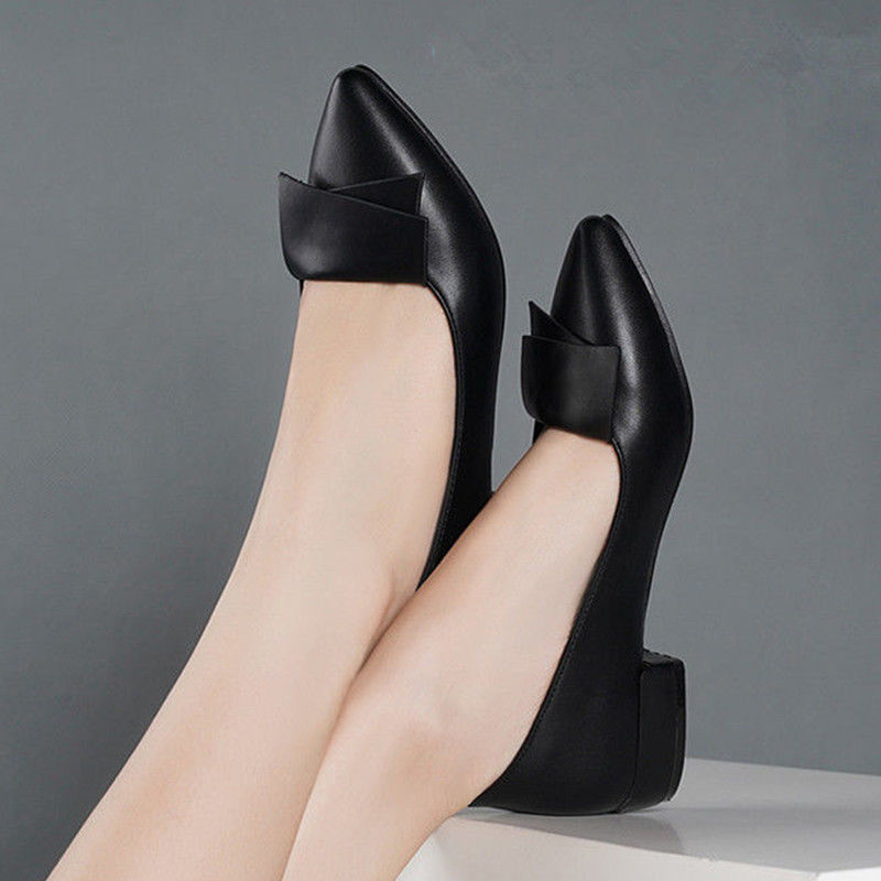 Pointed Toe Low Heel Elegant L - Women Shoes Quick Delivery บทวิจารณ์และราคา