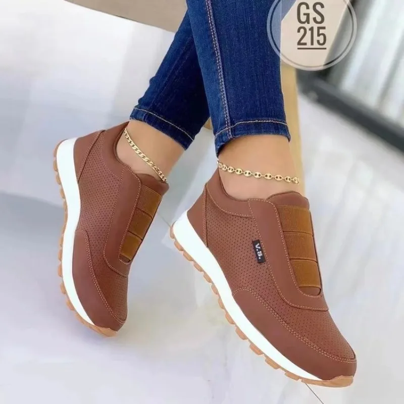 Women's Casual Slip on Sneaker - Women'S Shoes Navy Blue บทวิจารณ์และราคา