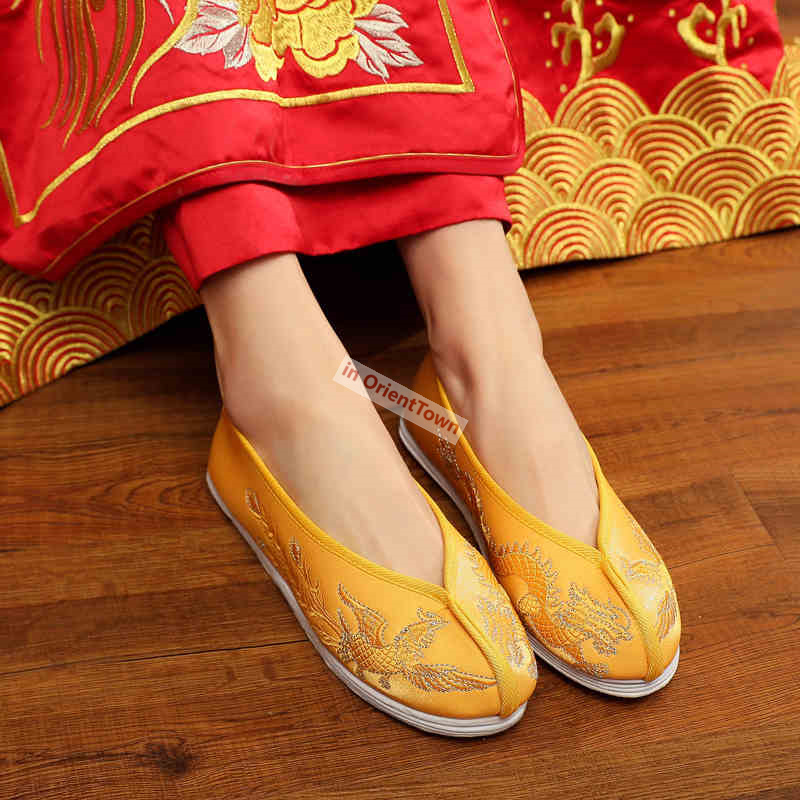 Qipao Xiuhe Flat Bottomed Drag - Women'S Shoes Red Bottoms บทวิจารณ์และราคา