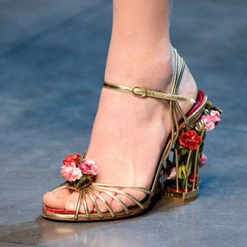 Luxury Bird Cage Women Sandals - Women'S Shoes Clogs บทวิจารณ์และราคา