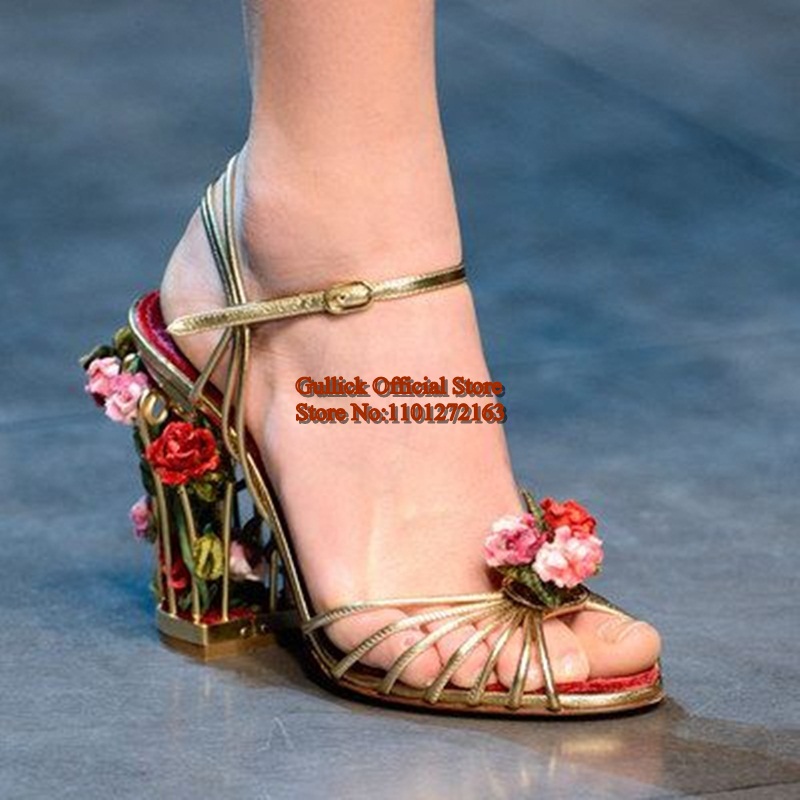 Luxury Bird Cage Women Sandals - Women'S Shoes Clogs บทวิจารณ์และราคา