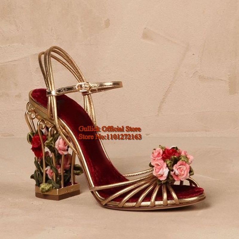 Luxury Bird Cage Women Sandals - Women'S Shoes Clogs บทวิจารณ์และราคา