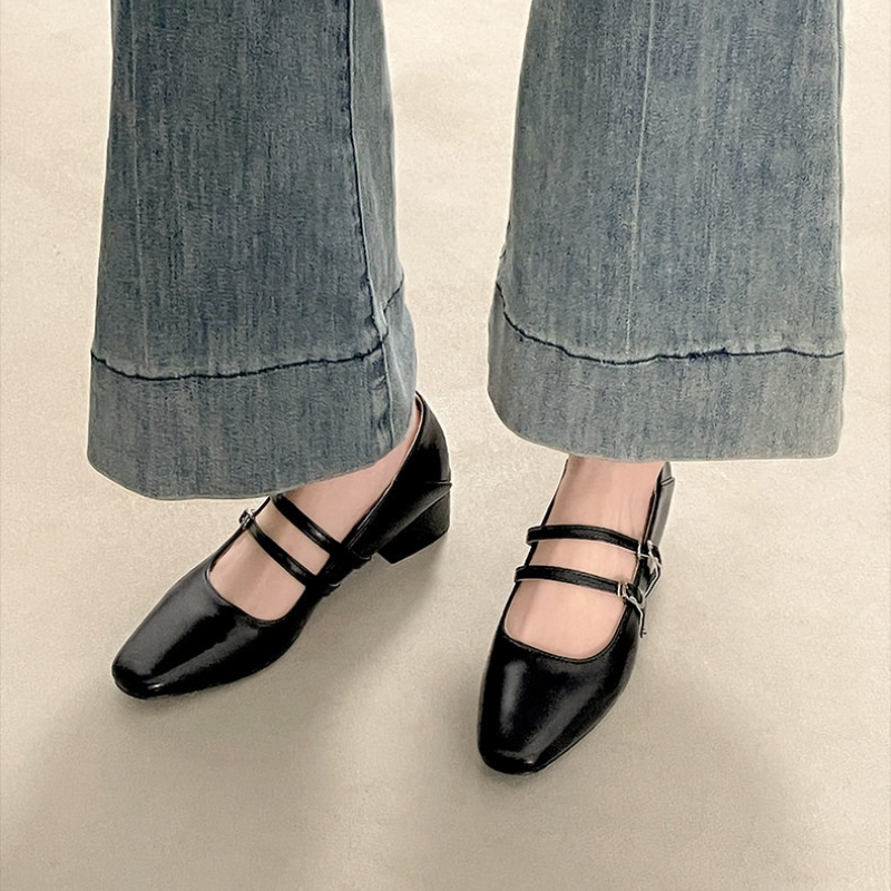 Square Toe Low Heel Women Silv - Women'S Shoes บทวิจารณ์และราคา