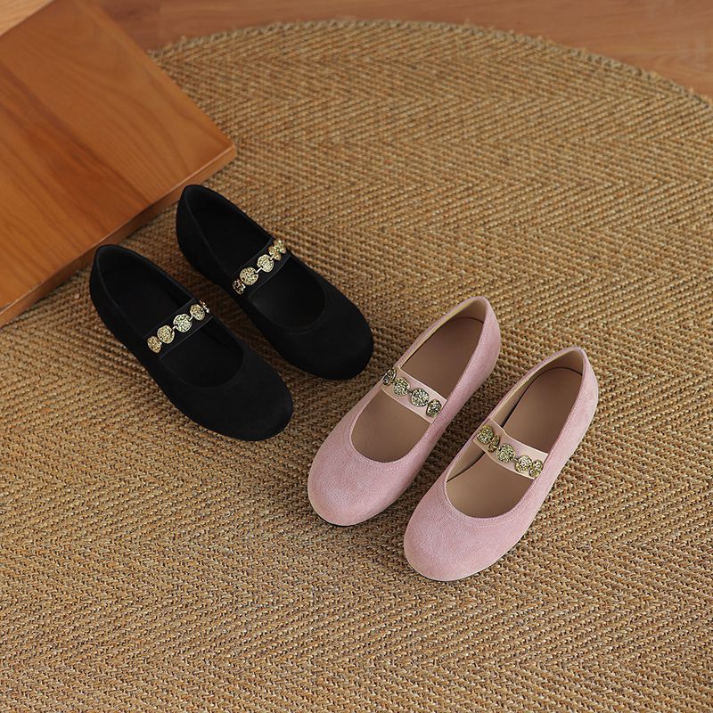 SIMLOVEYO Pink Women Flats Rou - Women'S Shoes Extended Sizes บทวิจารณ์และราคา