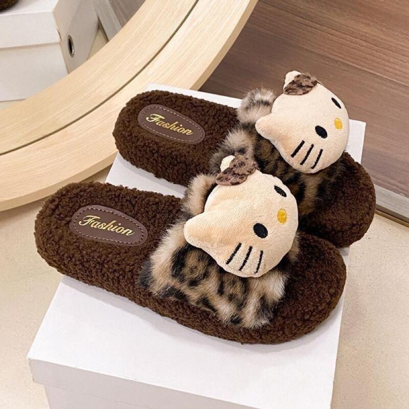 Cute Women Plush Slippers Hell - Women Shoes For Winter บทวิจารณ์และราคา