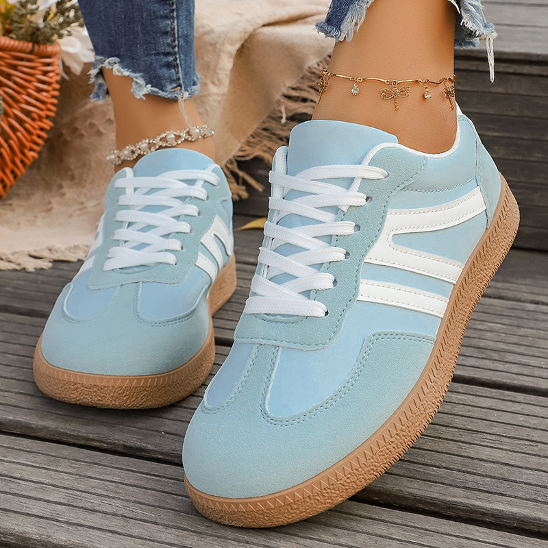 Light Blue Platform Sneakers W - Women'S Shoes Navy Blue บทวิจารณ์และราคา