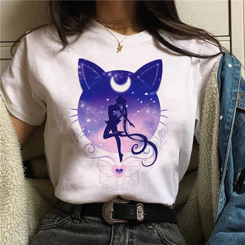 T Shirt 90s Anime Sailor Moon  - Women'S Shoes In The 90S บทวิจารณ์และราคา