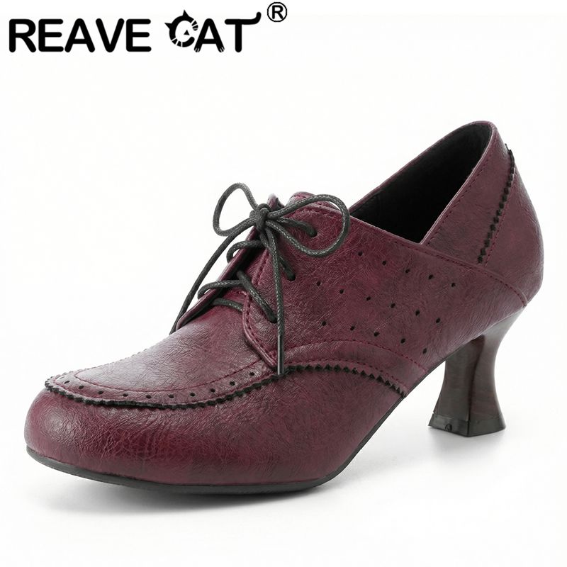 REAVE CAT Yellow Female Pumps  - Women'S Shoes Extended Sizes บทวิจารณ์และราคา